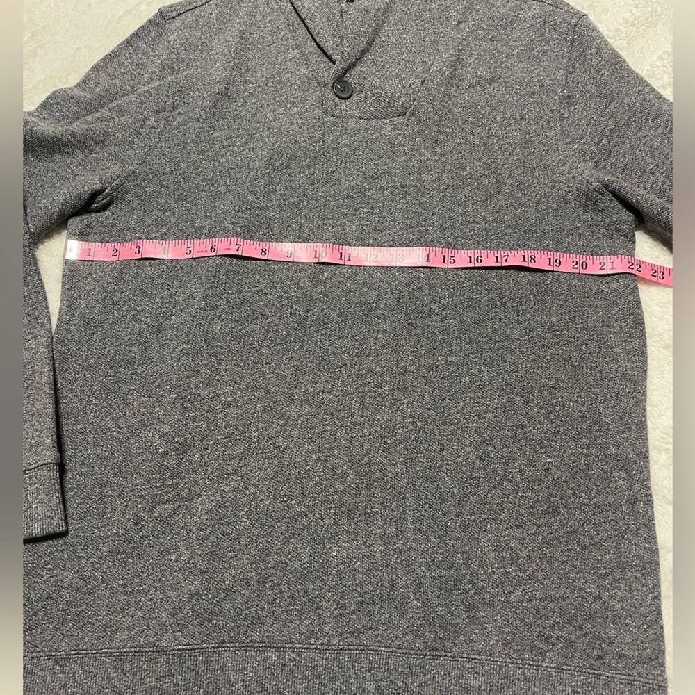Tasso Elba Men’s Shawl Collar Sweater gray large - Picture 3 of 10